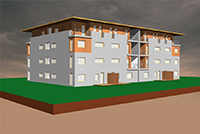 Návrh bytového domu, Pelhřimov